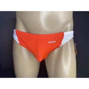 Bods By Bodynits Men's Red White and Blue Bikini Brief - Size Medium